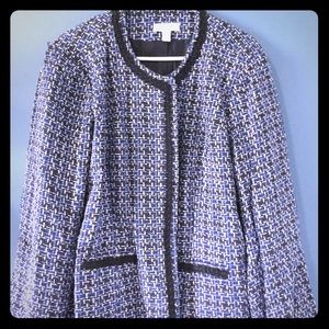 Tweed blue blazer